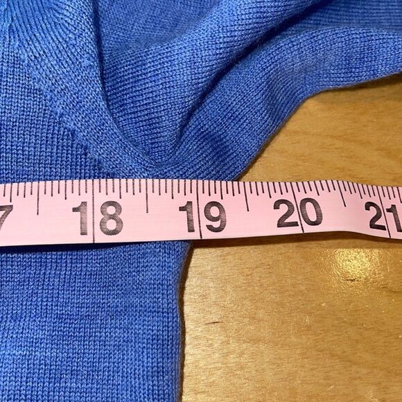 Banana Republic Womens Blue 100% Merino Wool Button Front Cardigan Sweater Small - Picture 8 of 9